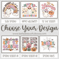 Design Your Own Groovy Ghost Tee (Preorder) - TODDLER & YOUTH SIZES