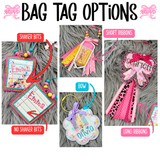 Personalized Notebook Bag Tag