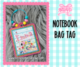 Personalized Notebook Bag Tag