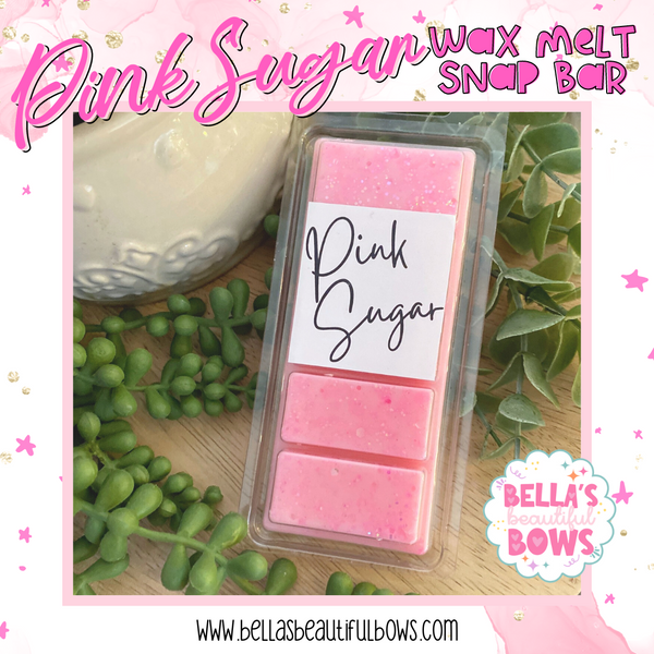 Pink Sugar Wax Melt Snap Bar