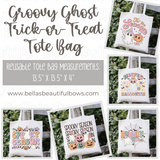 Groovy Ghost Trick-or-Treat Tote Bag (Preorder)