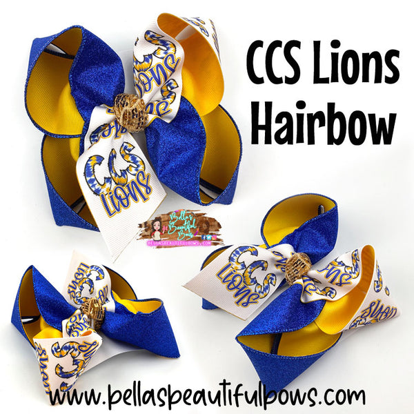 CCS LIONS Hairbow