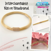 Interchangeable Nylon Headband * Choose Color *