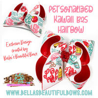 Personalized Kawaii B2S Hairbow