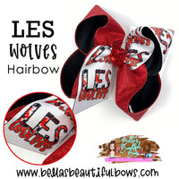 LES Wolves Hairbow