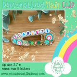 Personalized St Patrick's Day Hair Clip ***Ships by March 6th, 2023***